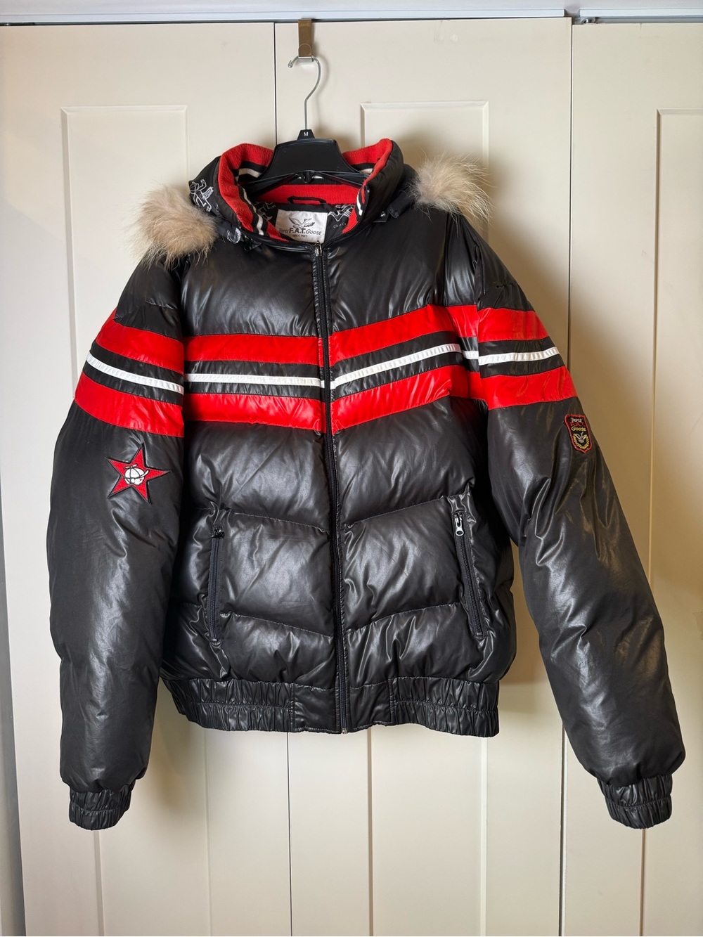 RARE 2009 Play Cloths x Triple FAT Goose Down Puffer Jacket Lil Wayne Hip Hop